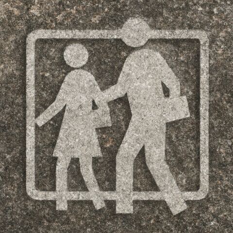 Dekor New York 10 x 20 cm Road Signs Wall Street