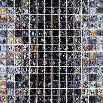 Mosaik Glas B47 Petrol Multicolor