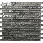 Mosaik Glas Grau Silber SM101