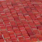 Mosaik Glas-Naturstein Rot 1,5 x 1,5 cm SFER15006