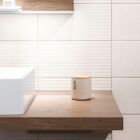 Wandfliese Form Plus Relief 20 x 40 cm Hellbeige