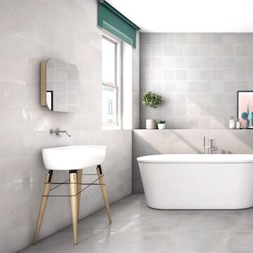 Wandfliese Gravity 20 x 60 cm Nickel