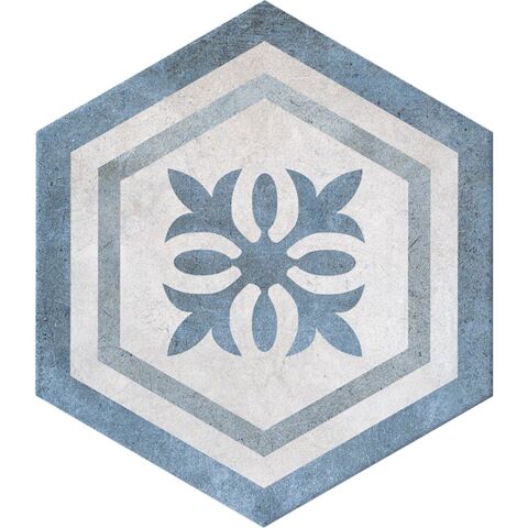 Fliese New Orleans 24 x 27,7 cm Esagona French Quarter Bourbon Street