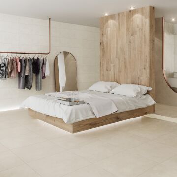 Fliese Bali 30 x 90 cm White