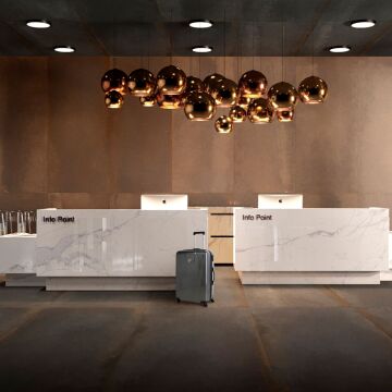 Fliese Ferrocemento 60 x 60 cm Rame natur rett.