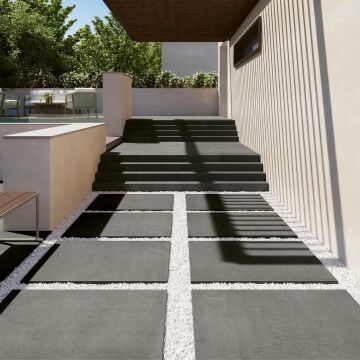 Terrassenplatte Studio₅₀ 100 x 100 cm Peltro