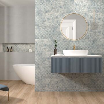 Dekorfliese Royal Trend 33,3 x 100 cm Blue