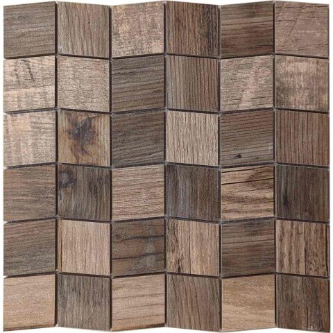 Mosaik Firewood Mara 5 x 5 cm Warm
