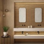 Dekorfliese AUREA FLOS 7,5 x 30 cm Gold