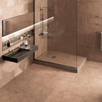 Fliese Roots 60 x 60 cm Terracotta