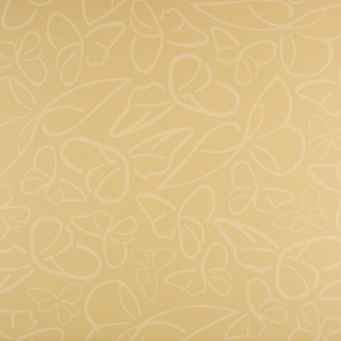 Dekorfliese Trendy Tropic 25 x 50 cm Mustard
