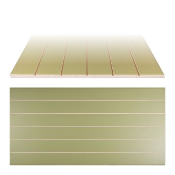 Dekorfliese Trendy LineCut4,8  25 x 50 cm Matcha