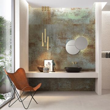 Fliese Oxide 120 x 278 cm Rust