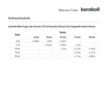 Silicone Color 310 ml