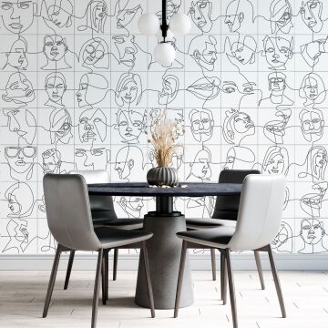 Fliese Face Line 25 x 25 cm Mix