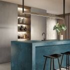 Fliese Ylico 120 x 278 cm Oxide Blue Rust Matt