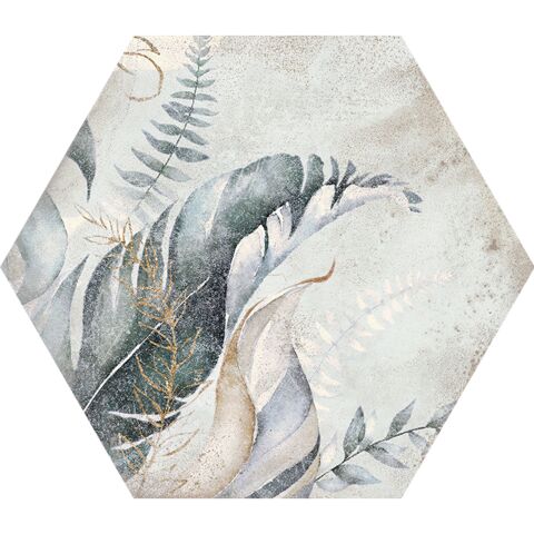 Dekor San Francisco Hexagon 52 x 60 cm White