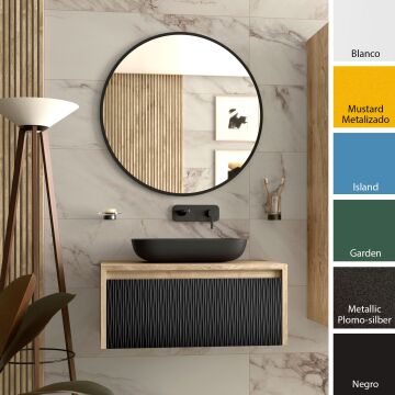 Badmöbelset LAMBDA Badmöbelunterschrank mit...