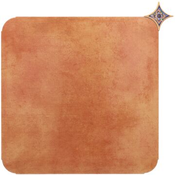 Fliese Cotto 49,2 x 49,2 cm mit Einleger