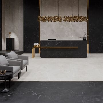 Fliese V-SLAB3D Unusual 120 x 280 cm Stone Anthracite