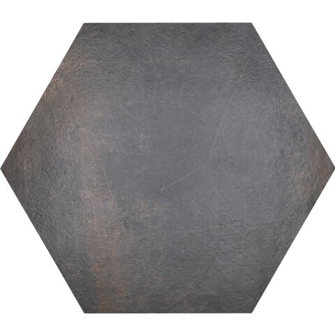 Fliese San Francisco Hexagon 52 x 60 cm Black