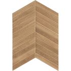 Fliese Roots Fischgräte 7,5 x 45 cm Gold