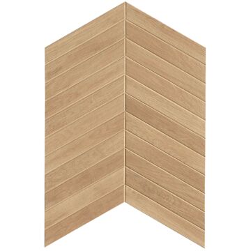 Fliese Roots Fischgräte 7,5 x 45 cm Honey