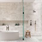 Wandfliese Oxide 25 x 75 cm White Rust