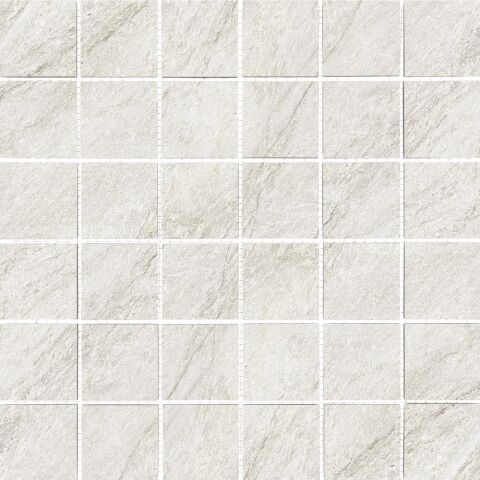 Mosaik Vibes 5 x 5 cm Weiß