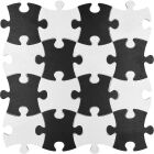 Mosaik Basic Puzzle 30 x 30 cm Blackwhite