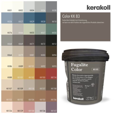 Fugalite® Epoxidharzfuge KK83 - Dunkelgraubraun 1,5...