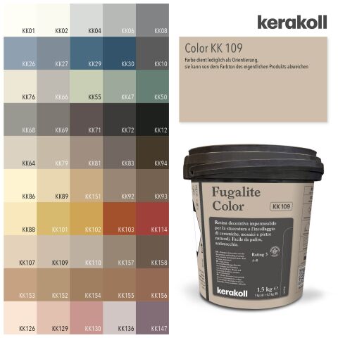 Fugalite® Epoxidharzfuge KK109 - Sandbraun 1,5 kg Eimer