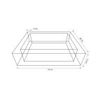 Aufsatzwaschbecken Feinsteinzeug The Room 55 x 40 x 15 cm Aqua Blue Natur