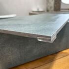 Aufsatzwaschbecken Feinsteinzeug The Room 55 x 40 x 15 cm Aqua Blue Natur