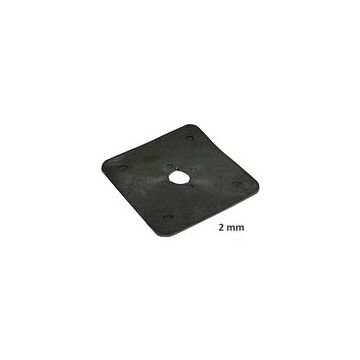 Stelzlager Gummi 100 x 100 x 2 mm Ausgleichsblättchen