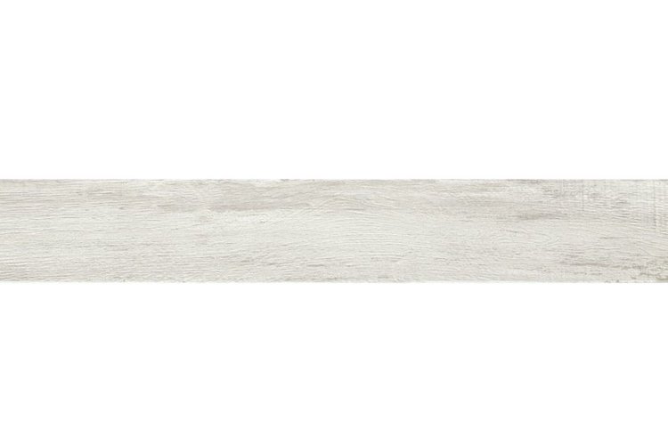 Fliese Tahoe White 18 x 118 cm in Detailansicht