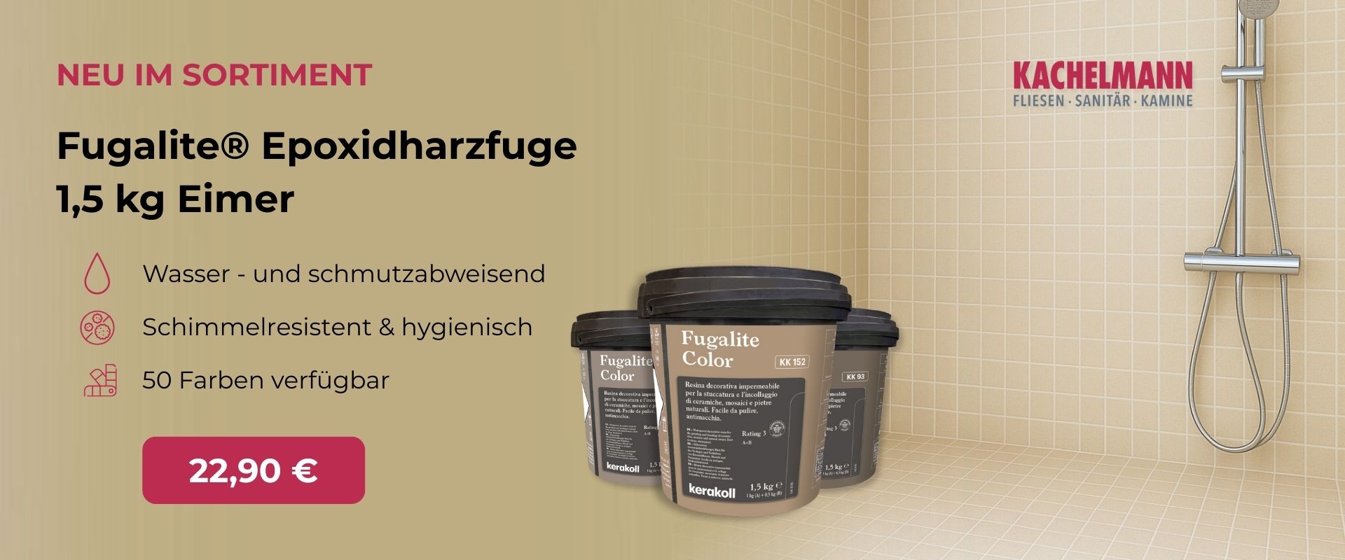 Fugalite Epoxidharzfuge bei Kachelmann